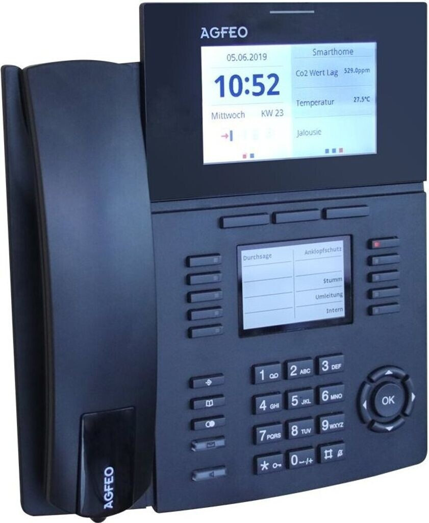 Agfeo ST 56 IP SENSORfon noir