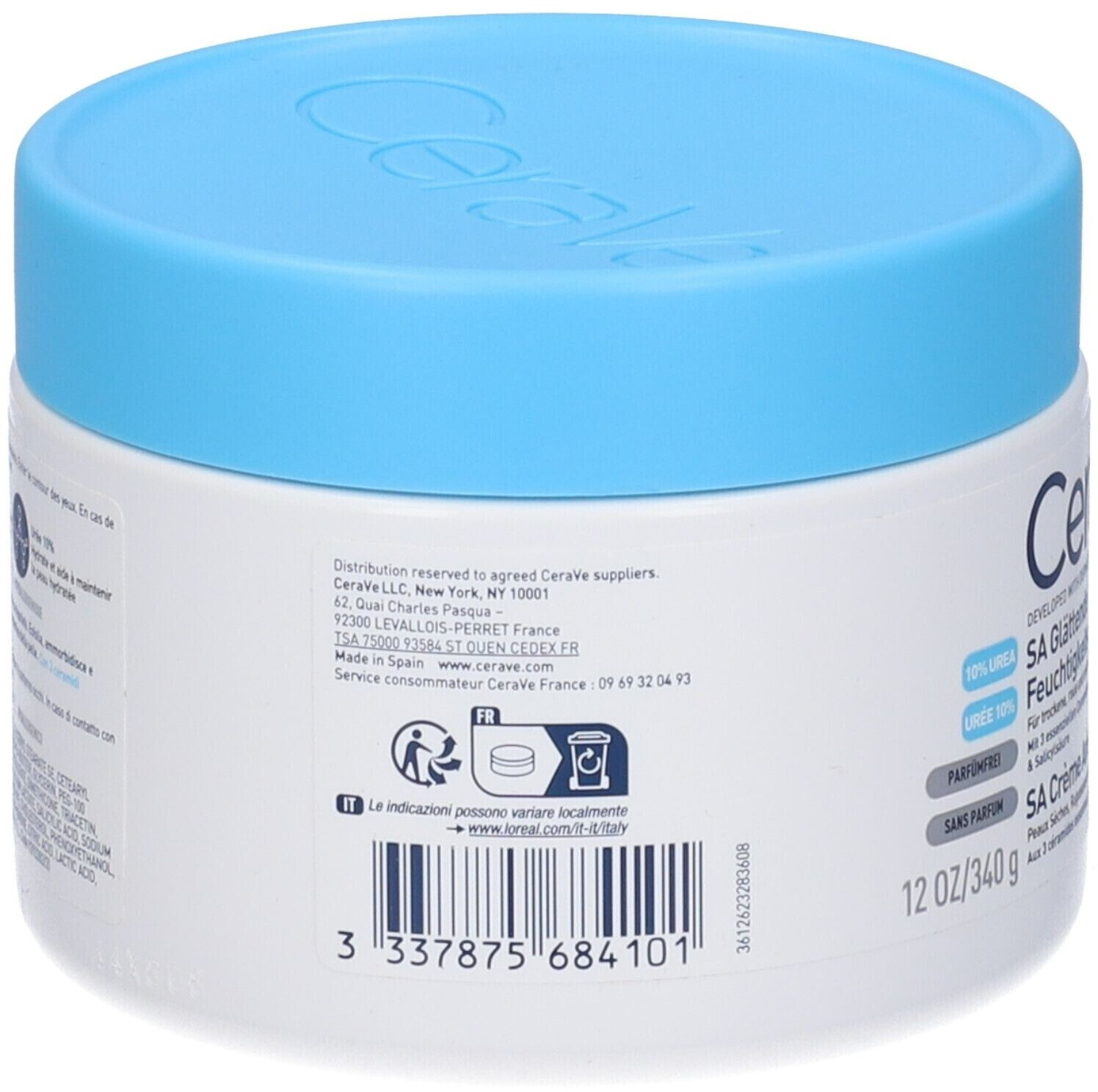 CeraVe SA Moisturizer (340g) a € 13,40 (oggi) Migliori prezzi e