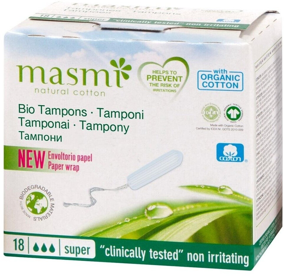 Masmi Organic tampons Super (18 pcs.)