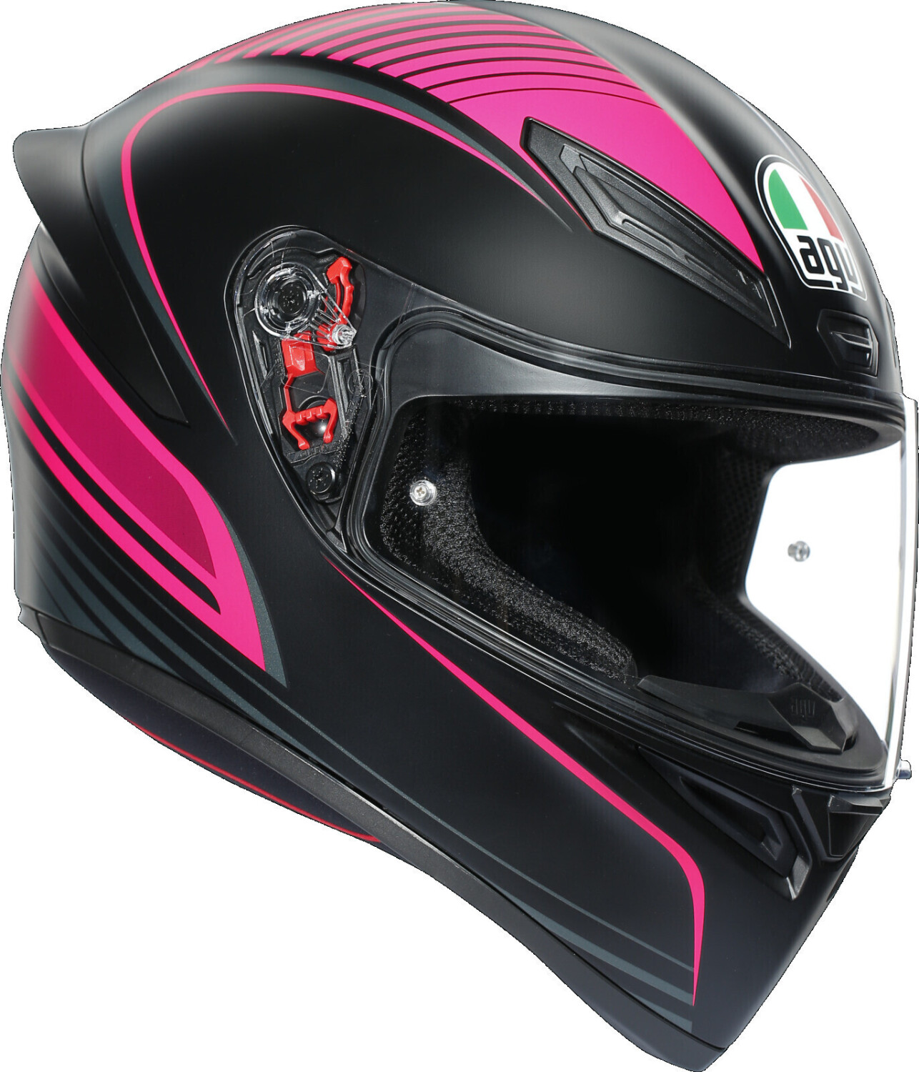 Casco rugby AIR-PRO: ROSA/NEGRO