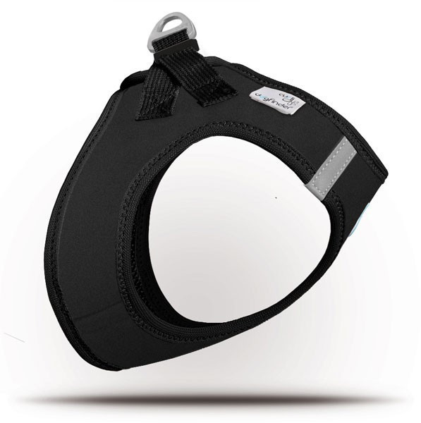 Curli Harnais pour chien Black 3XS