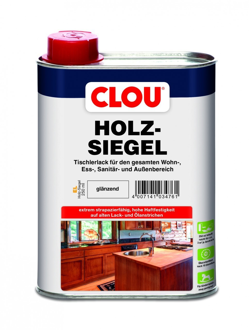 CLOU Holz-Siegel glänzend 250 ml