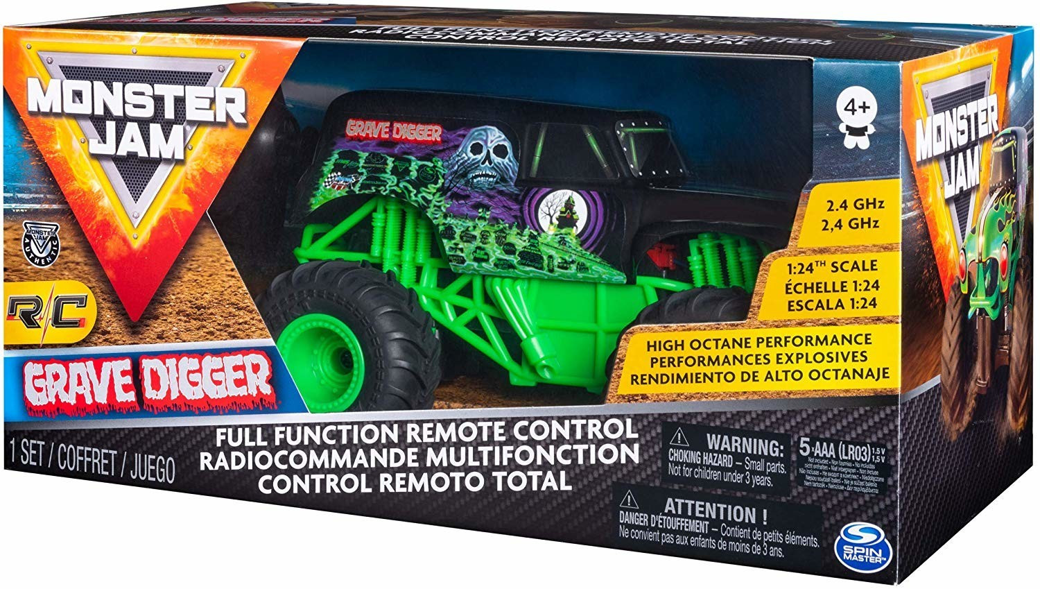 Spin master rc grave digger outlet
