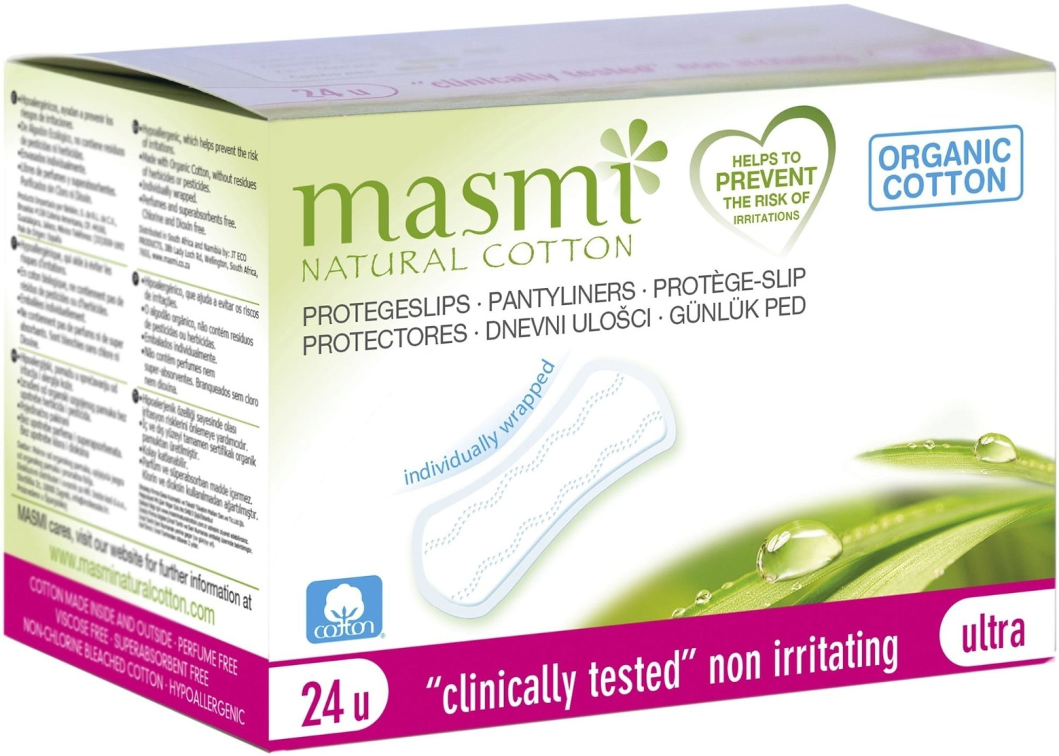 Masmi Organic panty liners Ultra (24 pcs.)