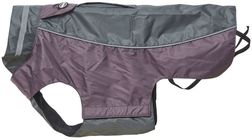 Kruuse Buster Raincoat XS steel grey/black plum (284121)