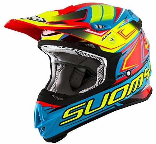 Suomy Mr Jump Start Cyan/Fucsia