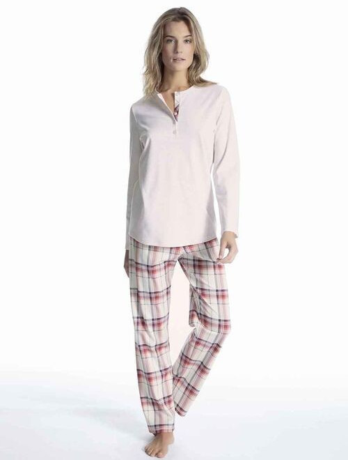 Calida Pyjama (41724) pearl rose melé
