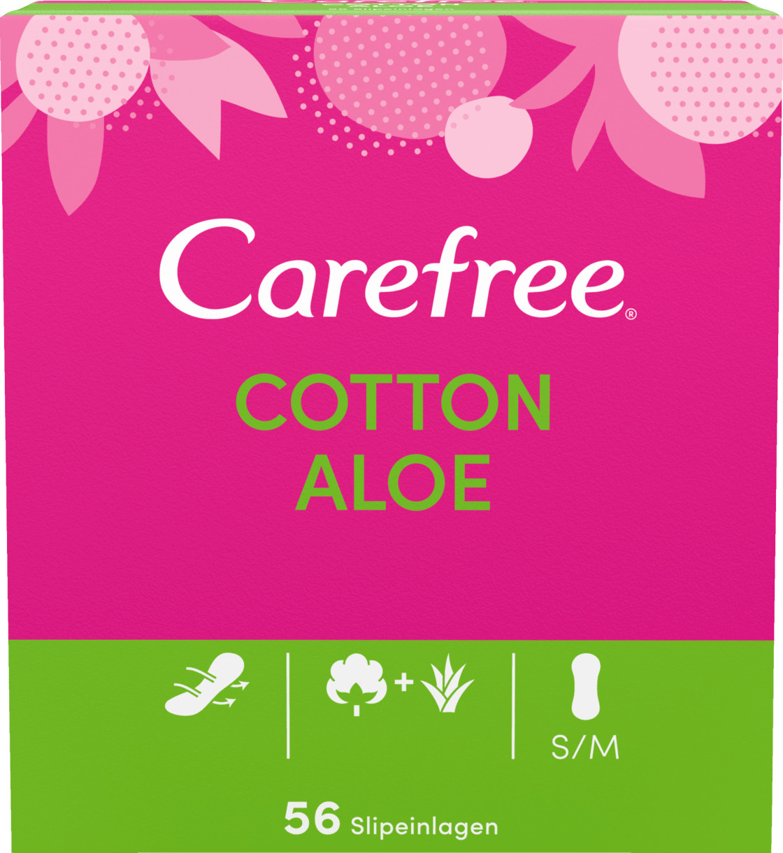 Carefree Panty liner Aloe Vera (56 pcs.)