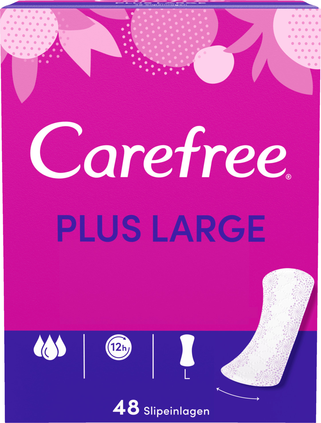 Carefree Panty liner Large Plus (48 pcs.)