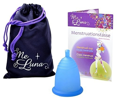 Me Luna Menstrual Cup Classic - Ball - Blue - Size L
