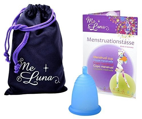 Me Luna Menstrual Cup Classic - Ball - Blue - Size S