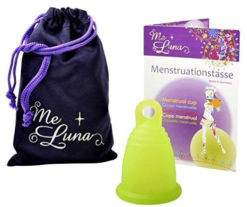 Me Luna Menstrual Cup Classic - Ring - Green - Size L