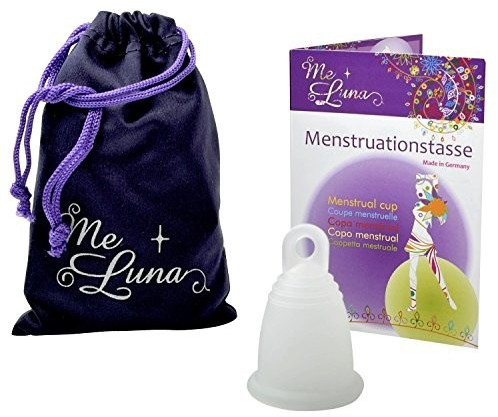 Me Luna Menstrual cup Classic - Ring - Transparent - Size S