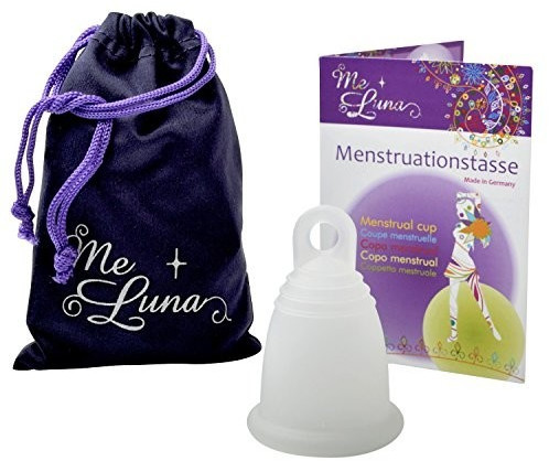 Me Luna Menstrual cup Classic - Ring - Transparent - Size XL
