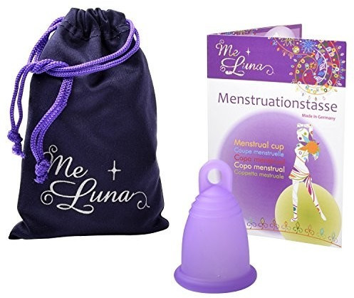 Me Luna Menstrual Cup Classic - Ring - Purple - Size S