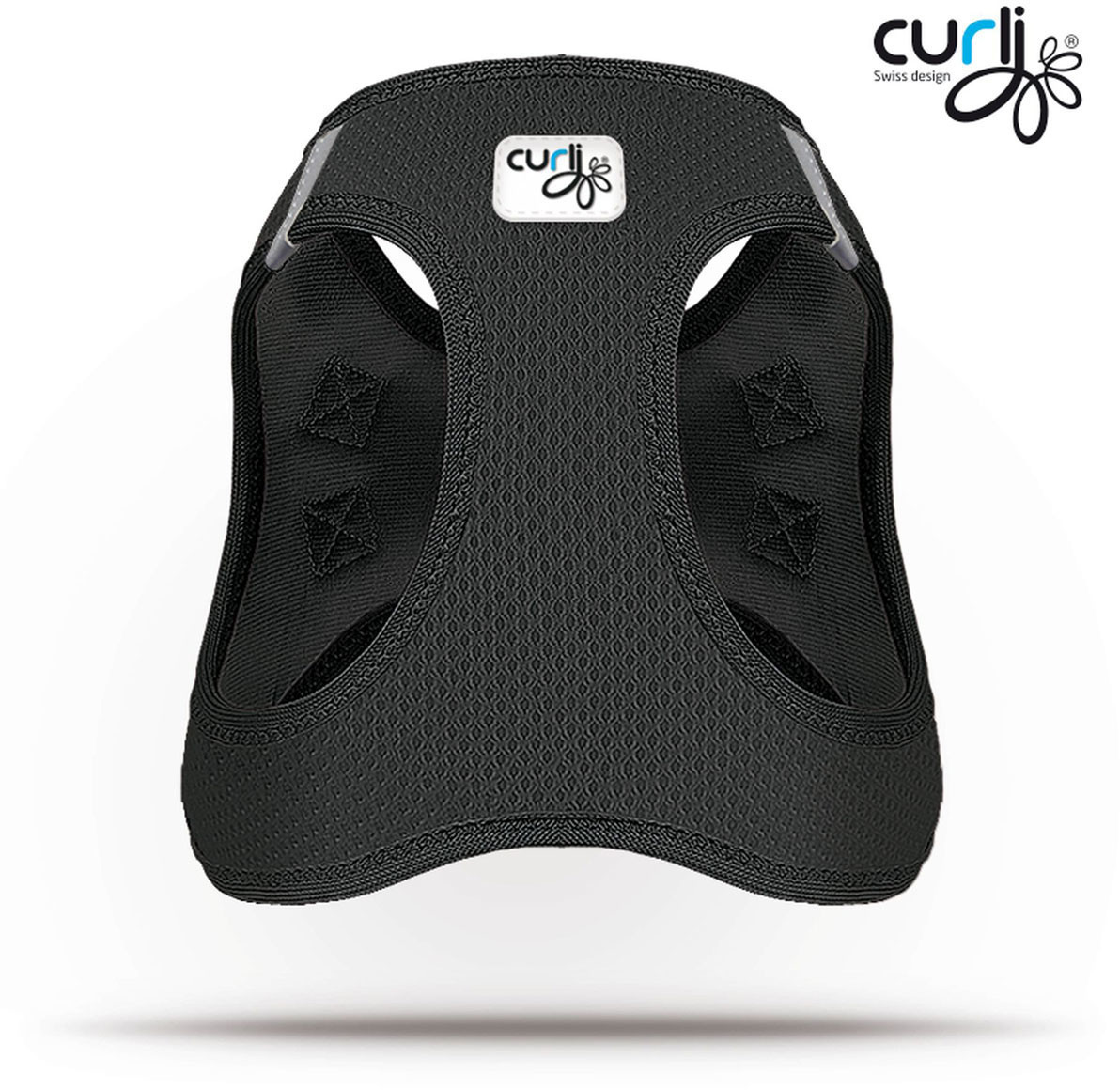 Curli Harnais pour chien Vest Harness Air-Mesh 3XS Black Curli Harnais pour chien Vest Harness Air-Mesh 3XS Black