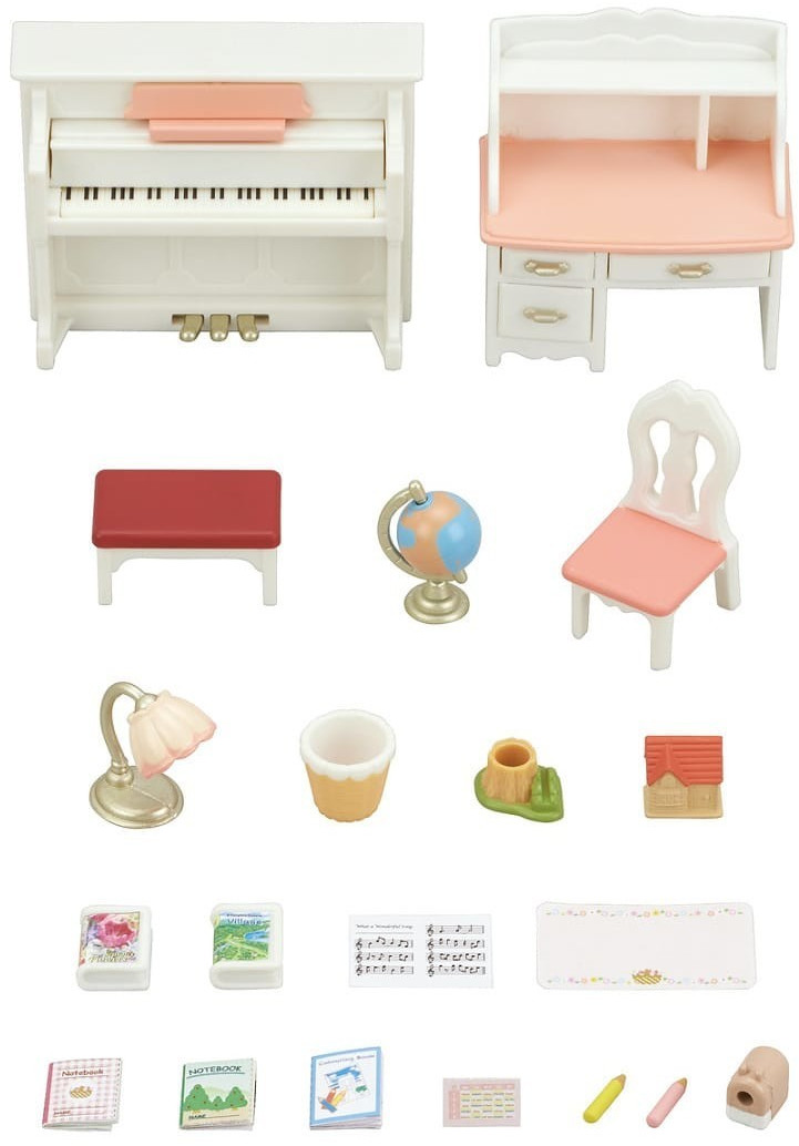 Sylvanian Families L'ensemble piano et bureau