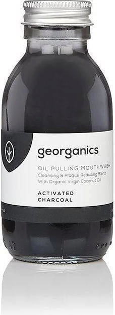Georganics Oil Pulling Mouthwash Activated Charcoal