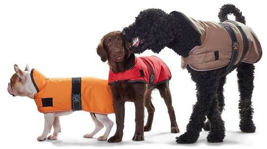 HUNTER Manteau pour chien Taupe 60cm HUNTER Manteau pour chien Taupe 60cm