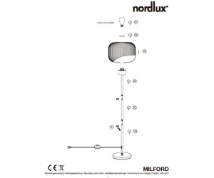 Nordlux Milford E27 Stehleuchte ab 89,95 Preisvergleich bei € 