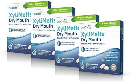 OraCoat XyliMelts for dry mouth Mild-Mint (40 pcs)