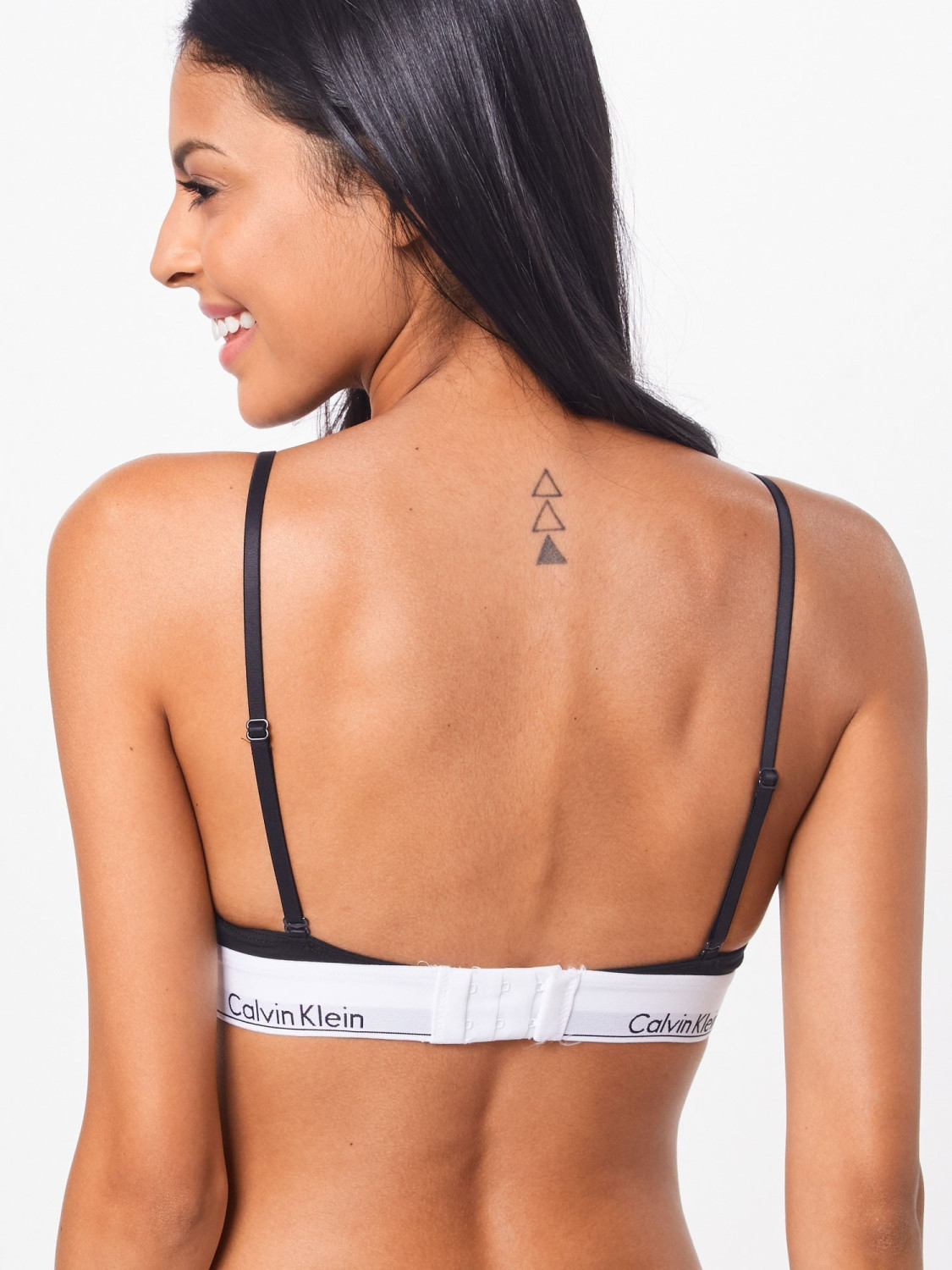 Calvin Klein Modern Cotton Unlined Triangle Bra - Black - Utility Bear  Apparel & Accessories