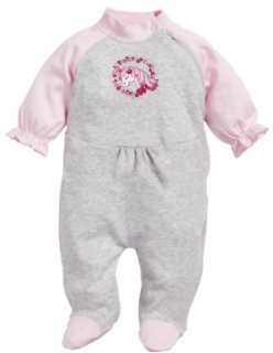 Playshoes Baby-Overall Unicorn (813072) grey/pink