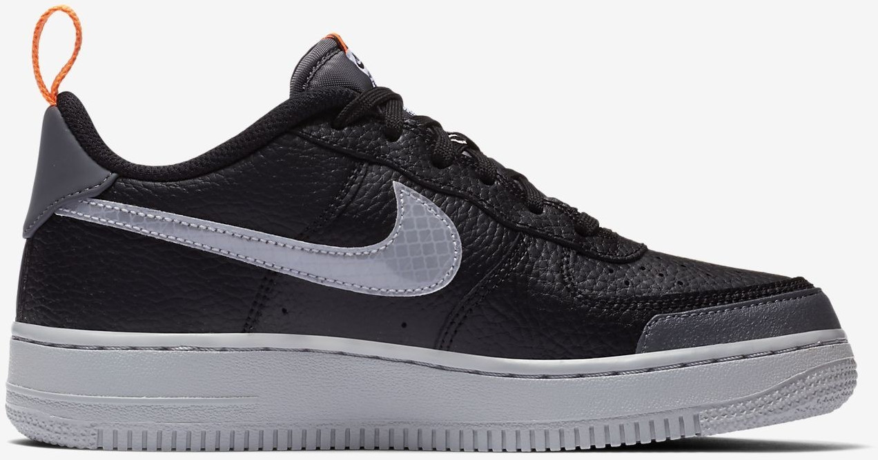 Nike Nike Air Force 1 LV8 2 GS black/dark grey/total orange/wolf grey ab 68,00 