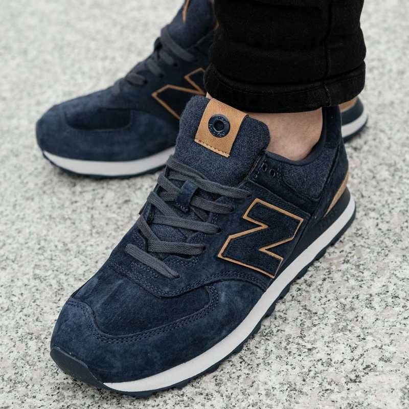 New Balance 574 Navy with Tan au meilleur prix sur idealo.fr