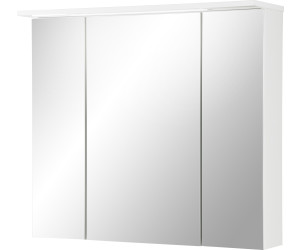Schildmeyer Spiegelschrank weiß 80x16x71-75cm (SPS 800.1 Profil 16 3T weiß  gl) ab 164,99 € | Preisvergleich bei