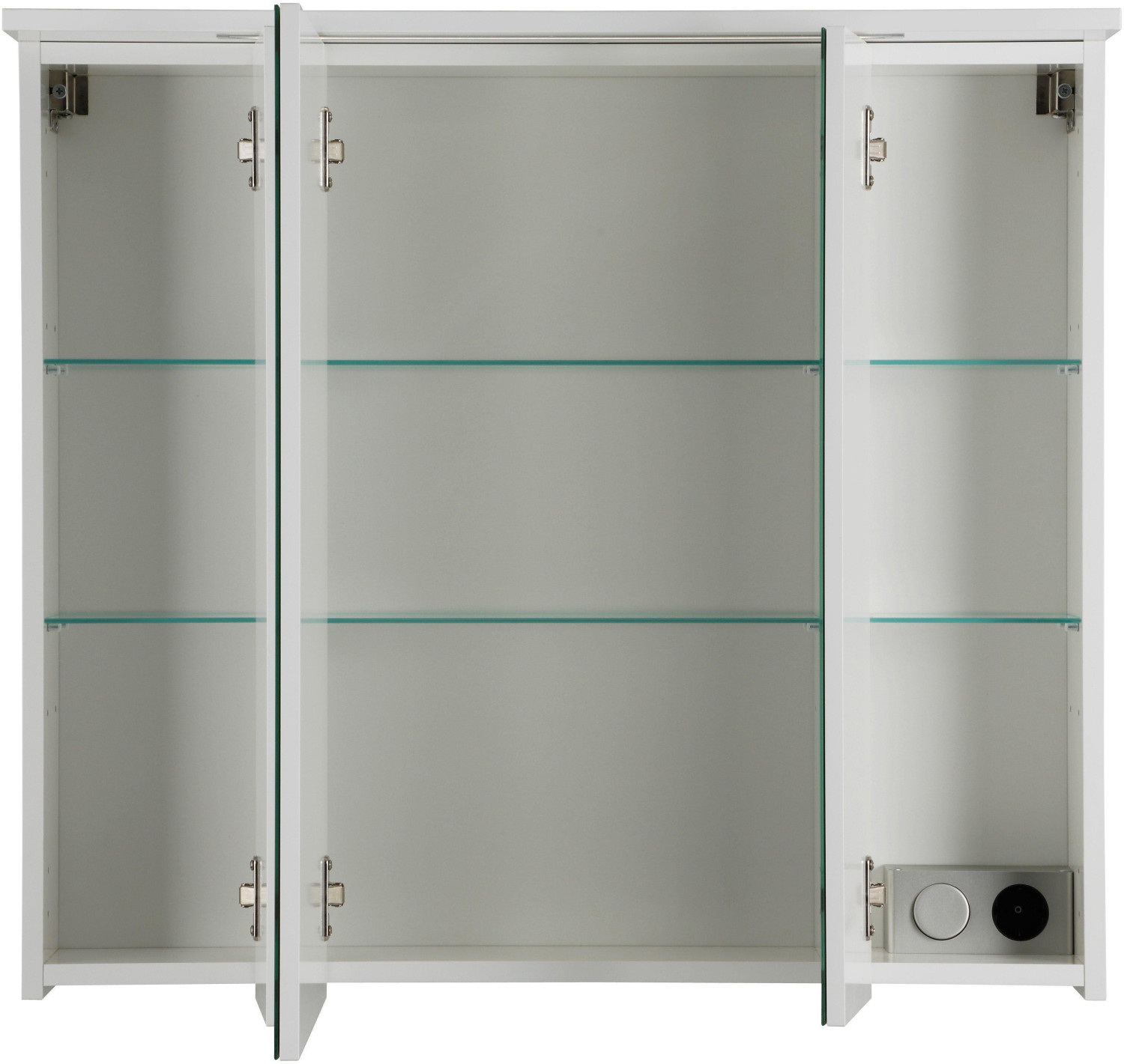 Schildmeyer Spiegelschrank weiß 80x16x71-75cm (SPS 800.1 Profil 16 3T weiß  gl) ab 164,99 € | Preisvergleich bei