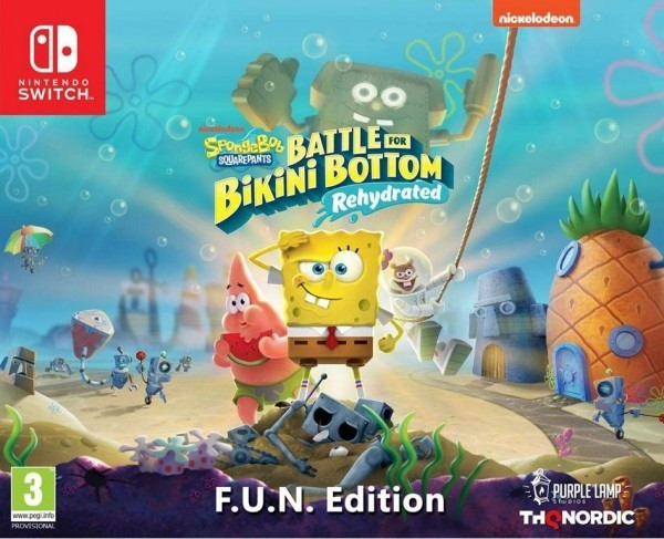 Spongebob SquarePants: Battle for Bikini Bottom - Rehydrated - F.U.N. Edition (Switch)