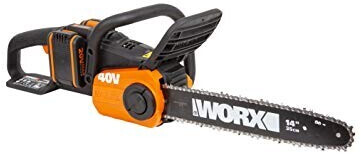 Worx Tronçonneuse sans fil WG384E (avec 2 batteries)