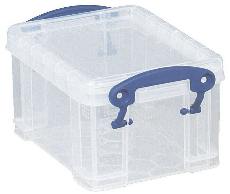 Really Useful Products Plastic Storage Box  0,3 L transparent