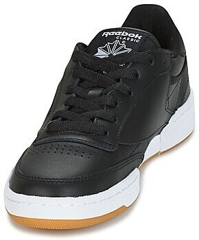 Reebok club c 85 black white gum top
