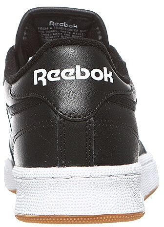Reebok club c hotsell 85 black white gum