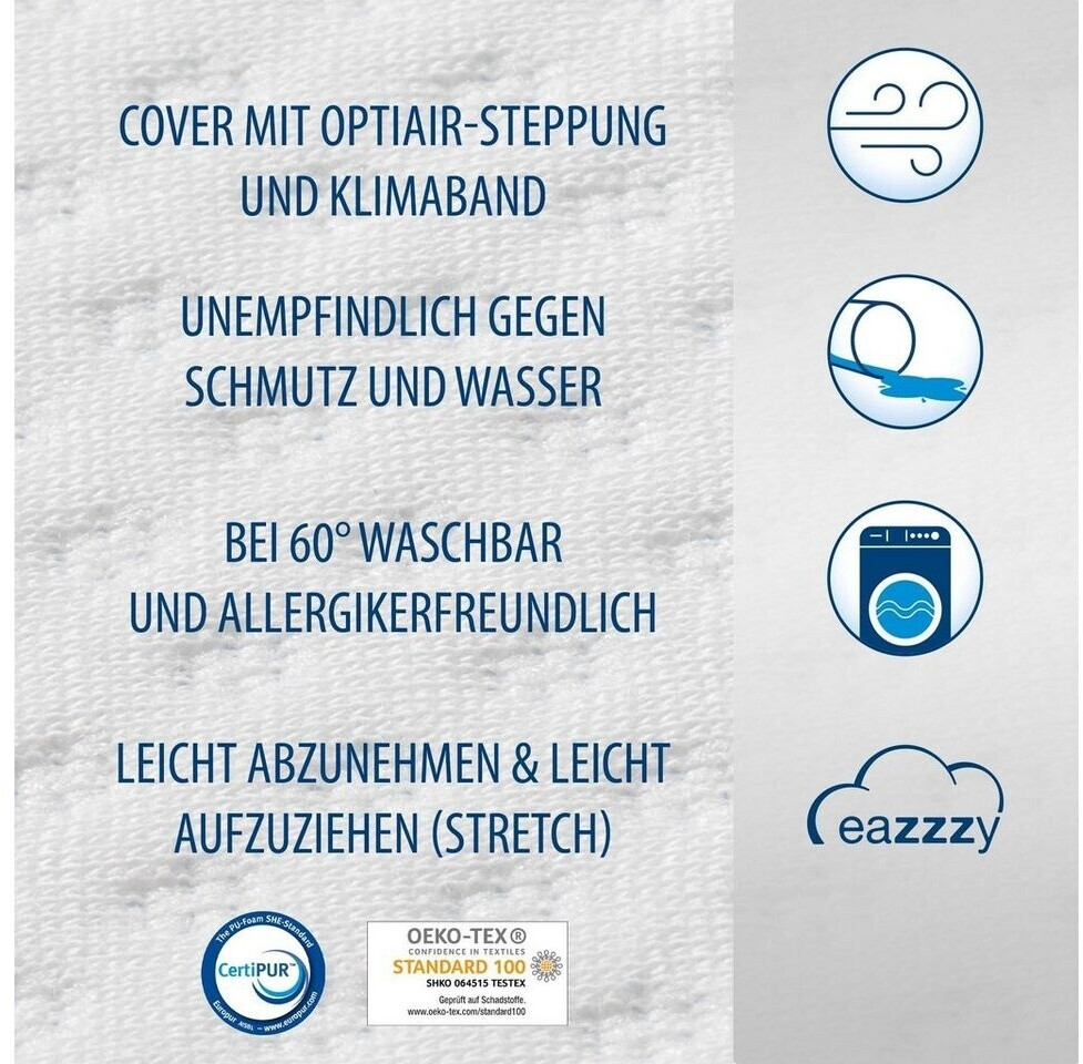 Genius eazzzy Matratzentopper 200x220 cm ab 219,95 € Preisvergleich