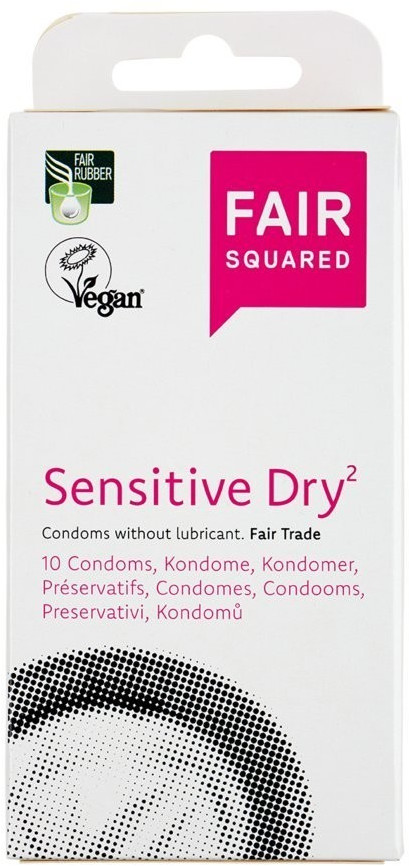 Fair Squared Sensitive Dry Condoms (10 pcs)