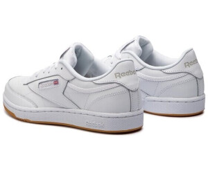 Reebok club c gs trainers white gum top