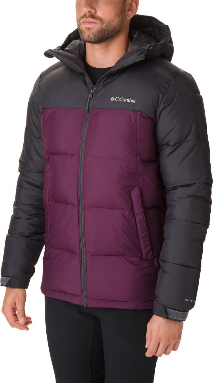 Columbia Pike Lake Hooded Jacket Men black cherry/shark