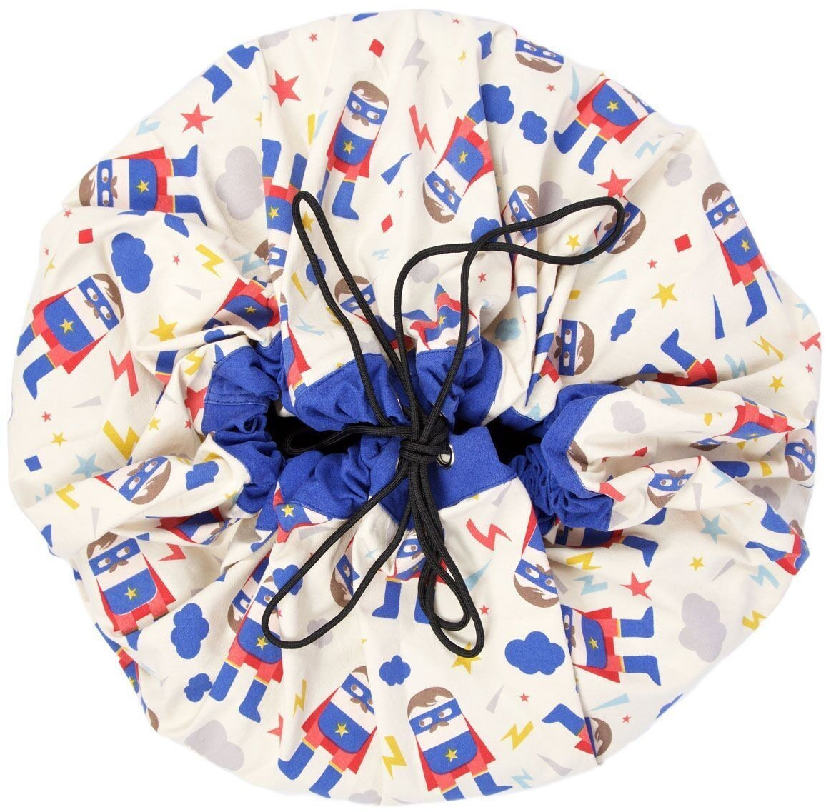 play&go 2in1 Toy Storage Bag Super Hero Blue/Red/White