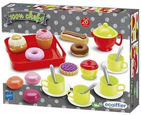 Ecoiffier Service à thé et pâtisseries (2612)