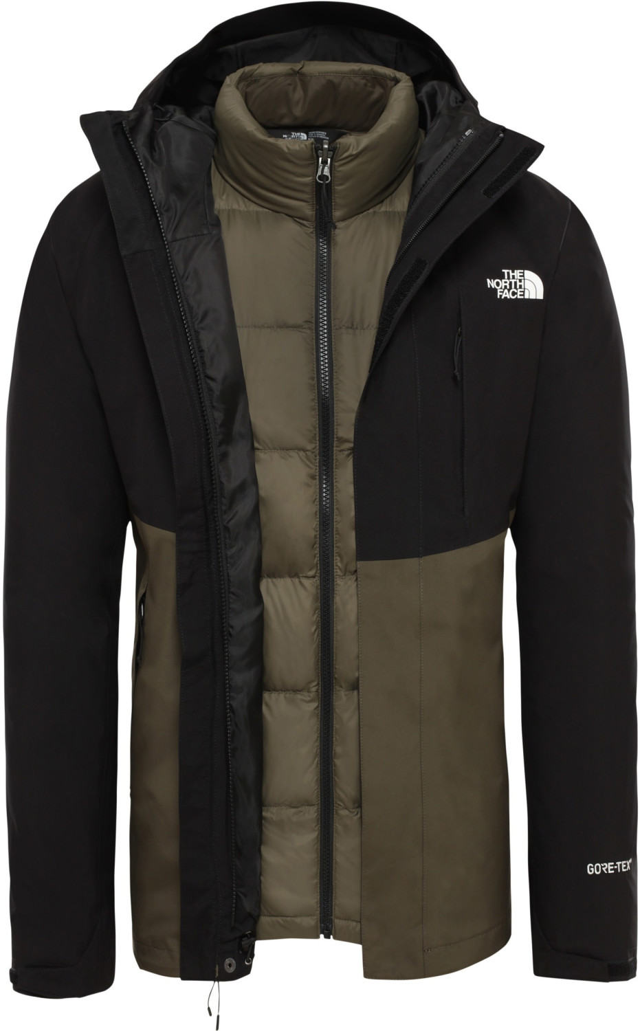 The North Face Men's Mountain Light Triclimate Jacket new taupe green