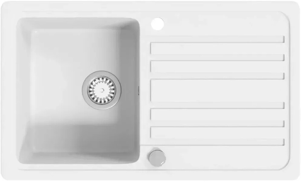 VidaXL Kitchen Sink Reversible White (141671)