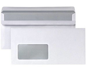 1/3 A4 Kouvert * 10 Stück selbstklebend Briefumschlag mit Fenster DIN lang 