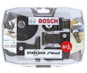 Bosch Set de 4 Lames menuiserie pour outil multifonction STARLOCK
