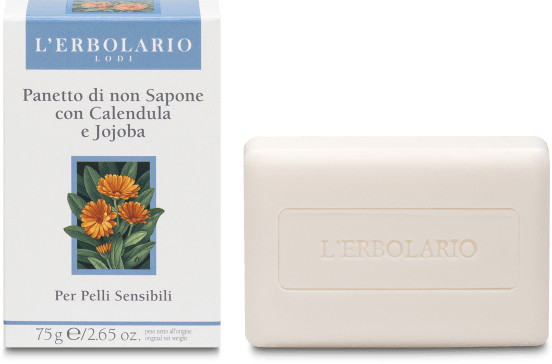 L'Erbolario Soapless Bar for Sensitive Skin (75g)