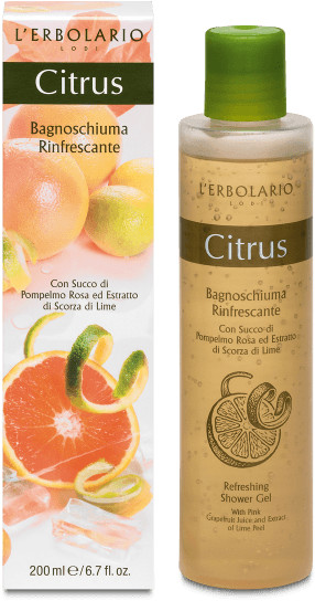 L'Erbolario Refreshing Shower Gel Citrus (200ml)