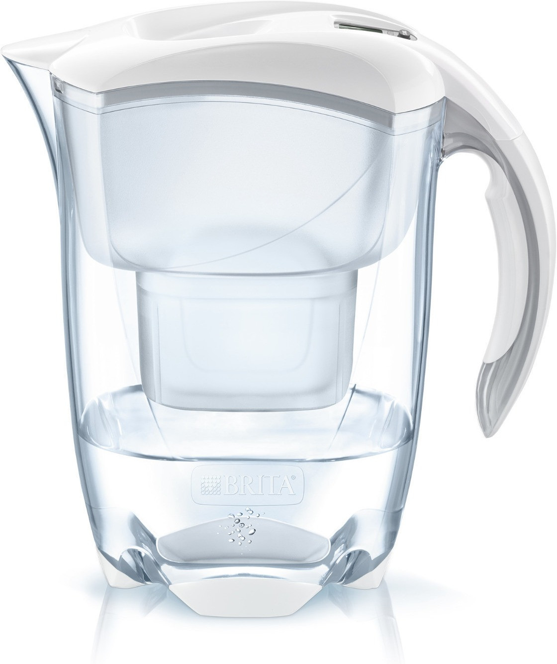 BRITA Carafe filtrante Elemaris blanc + 1 cartouche