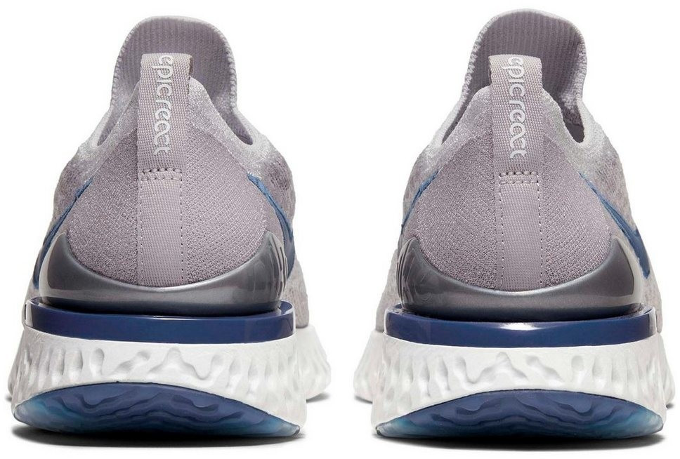 nike epic react flyknit vast grey metallic gold